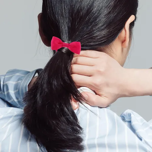 25 Piezas De Lazo Para Cabello Mujer, Sencillo Y Elegante