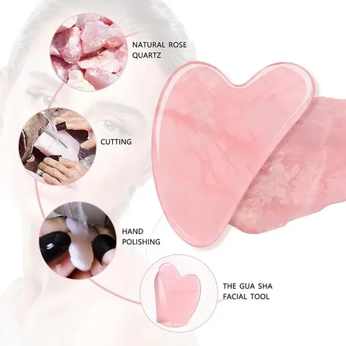 Tabla De Raspar Gua Sha En Forma De Corazón, Versátil Masaje