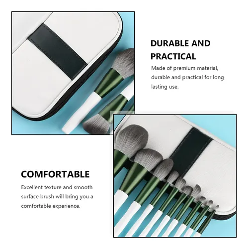 Make Up Brushes 12pcs Pu Leather Brush Kit For Women