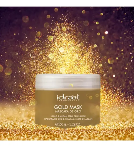 Mascarilla facial Idraet Gold Mask Oro y Celulas Madre de Argán Idraet 150g