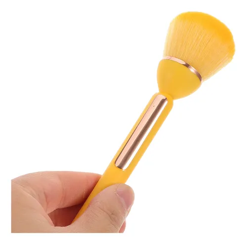 Set De 2 Brochas De Maquillaje Para Mujer: Polvo Y Rubor