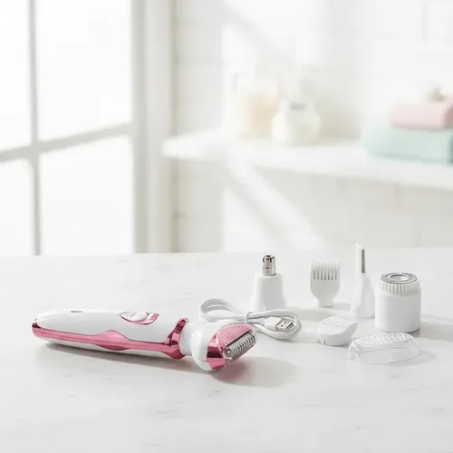Depiladora Recargable Mujer 4 En 1 Facial Corporal Eléctrica