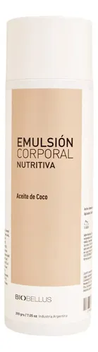 Emulsión Nutritiva Con Aceite De Coco Biobellus x 200 ml