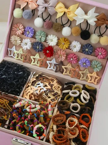 ¡juego De Accesorios Para El Cabello Infantil Ii De 875 Piez