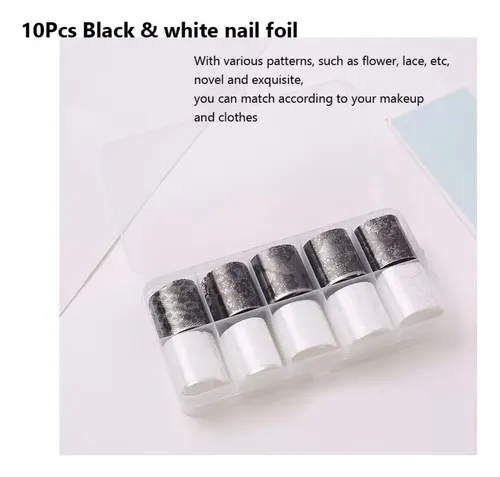 Pegatinas Para Uñas De 2,5 X 60 Cm, Calcomanías Transferible