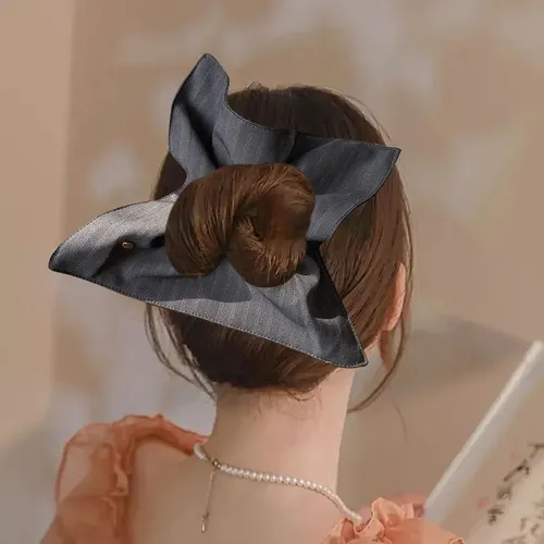 Coletero Francés Para El Pelo, Ideal Para Uso Gris Oscuro
