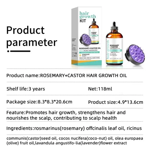 Kit Para El Crecimiento Del Cabello, Que Incluye Un Cómodo C