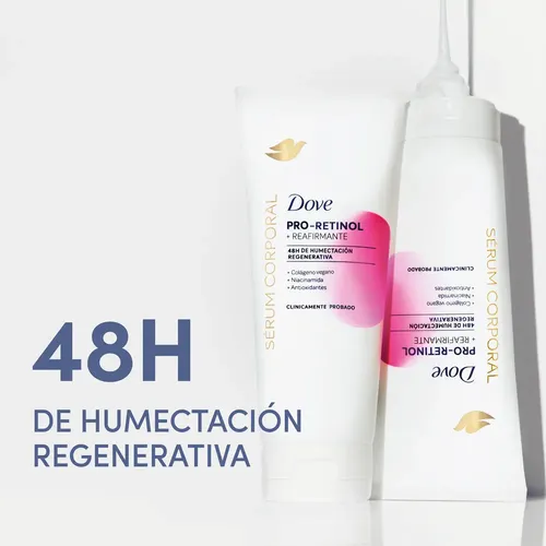 Dove Sérum Corporal Pro-Retinol Reafirmante, Recupera Elasticidad e Hidratación, 400 ml
