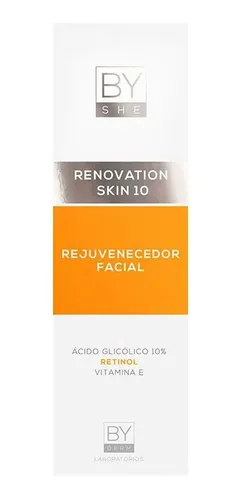 By She Renovation Skin 10 Rejuvenecedor Facial 30g Antiedad Tipo de piel Sensible