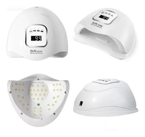 Cabina para uñas SunX5 MAX Blanca 120W Original Uv Led