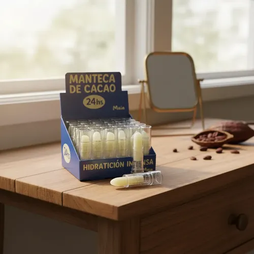 Manteca De Cacao Bálsamo Labial Hidratante Set X24 Unidades