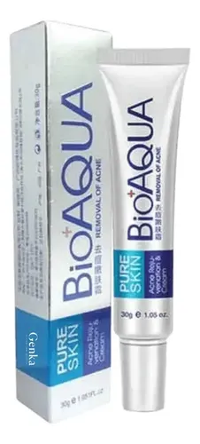 Crema Bioaqua Acné Bioaqua Pure Skin día/noche para piel normal de 30mL/30g 20+ años