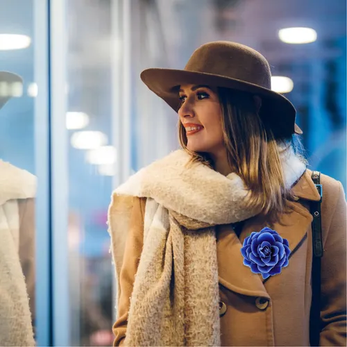 Pinza Para El Pelo Con Forma De Rosa Para Mujer, Broche Flor