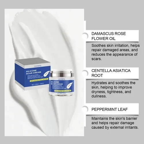 Crema De Silicona For Cicatrices Crema Reparadora De La /-