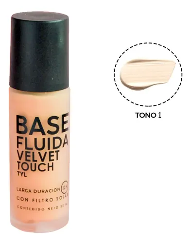 Base Fluida Con Filtro Solar Velvet Touch Thelma Y Louise Tono Tono Claro