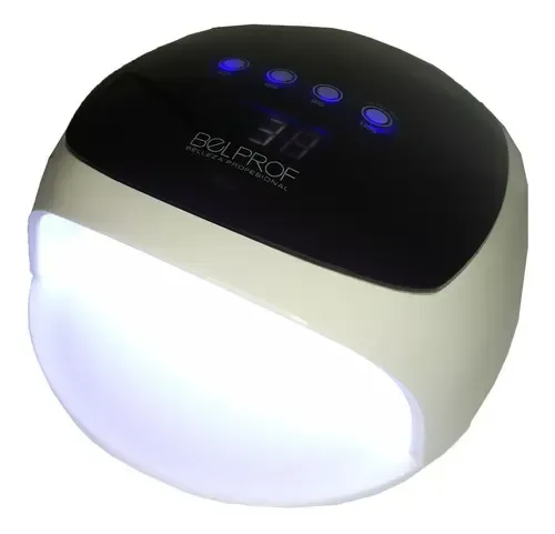 Cabina Para Uñas Uv Led 52w Semi Permanente Timer Belprof Color Blanco/Negro