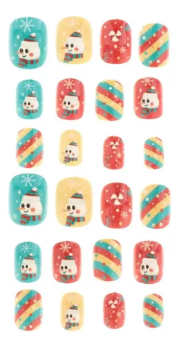 [2 Paquetes De 2 A 6 Paquetes De Puntas De Uñas Prepegadas P