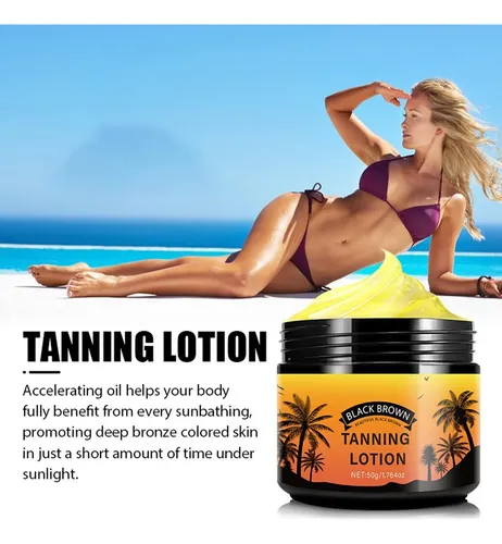 Loción Bronceadora, Crema Bronceadora Natural, Hidratante, B