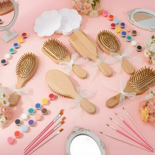 Set De Cepillos Para El Cabello Acellegic 12 Piezas Kit Diy