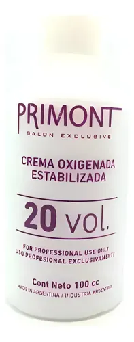 Crema Oxidante 20 Vol Decolorante Primont