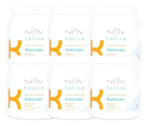 Kit X 6 Mascara Nutricion Keratina Hidrolizada Nov 980gr