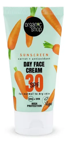 Protector Solar Facial Fps30 Protección Uva Uvb Organic Shop