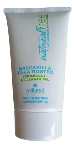 Mascarilla Para Rostro Arcilla Canela Millanel Natural Free
