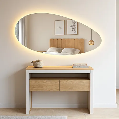 Espejo De Luz Led Irregular 155×75 Cm