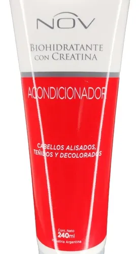 Acondicionador Biohidratante C/creatina Teñido Nov 240 Ml X3