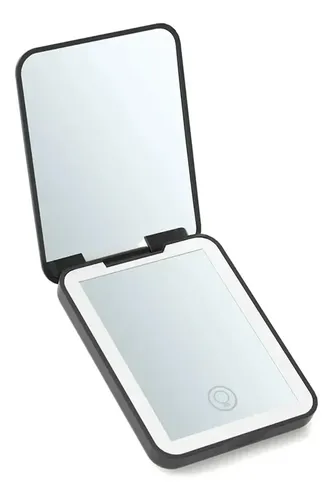 Espejo Cosmético Plegable Compact Vanity Con Luces De Mano