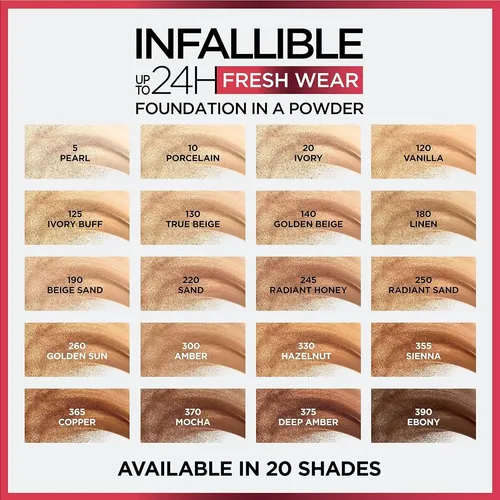 Base En Polvo L’oreal Paris Infallible 24h Beige Dorado 8.8g
