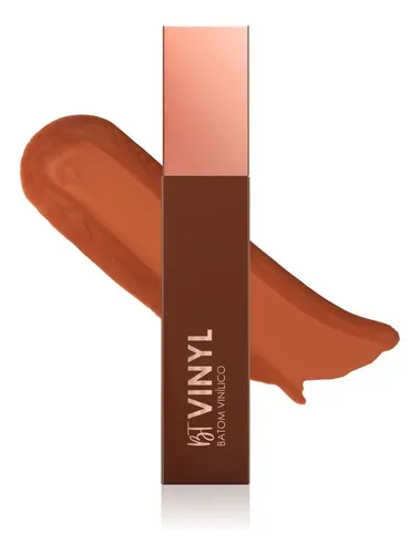 Lápiz labial de vinilo líquido Bt Vinyl, color Brillo de vinilo Bruna Tavares Juliana, color caramelo