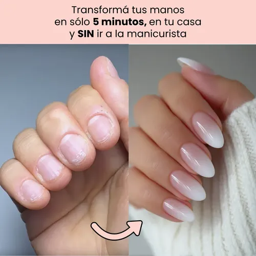 Press On Nails Almendra Uñas Postizas Autoadhesivas Premium