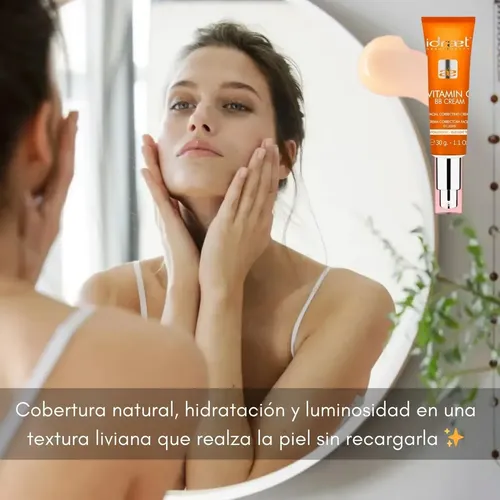 Base Maquillaje Vitamin C Bb Cream Correctora Idraet Light