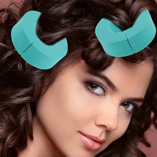 Anillos De Esponja Para Peinar Y Rizar El Cabello