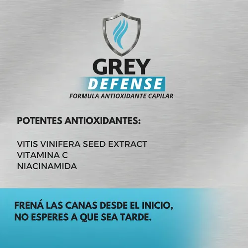 Shampoo Anticanas Grey Defense Antioxidante Haircorp