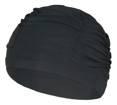 Gorros De Natación Plisados Elásticos Unisex De Color Liso 5pcs Elastic Range32.5-70cm