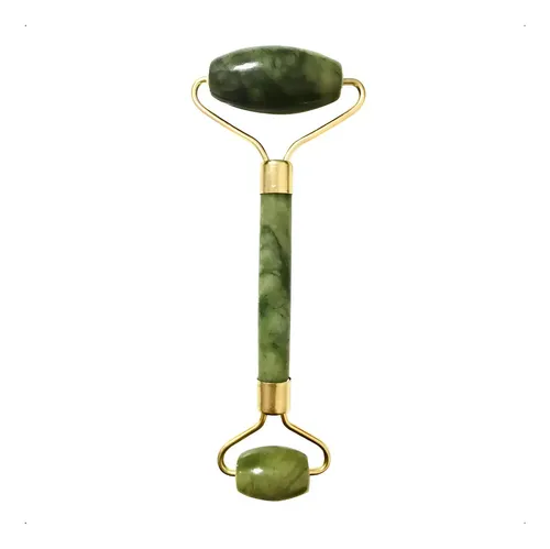 Rodillo Masajeador Facial Jade Duga D540 Verde Para Rostro