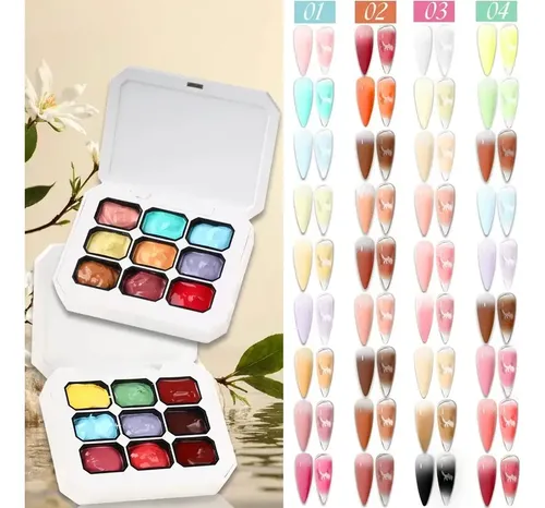Nuevo Gel De Uñas Moderno Con Alta Saturación Y Un Diseño De