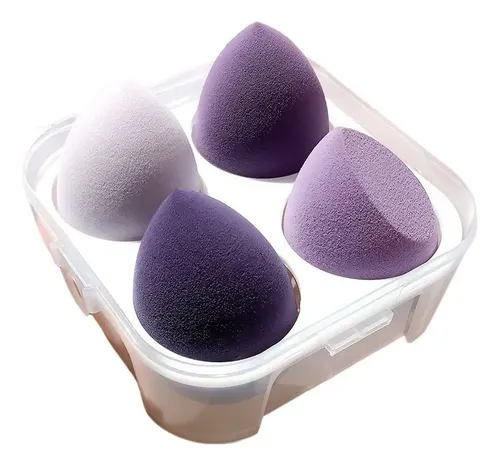 Esponjas De Maquillaje Beauty Blender 4 Piezas Húmedas Y Sec