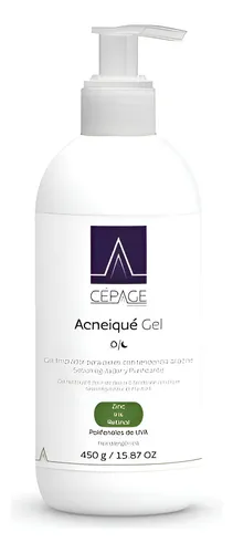 Cepage Gel Limpiador Acneique X 450 Ml Acnéicas Día/noche