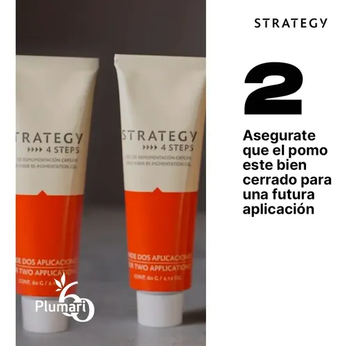 Gel De Repigmentación Capilar Strategy Plumari 4 Steps