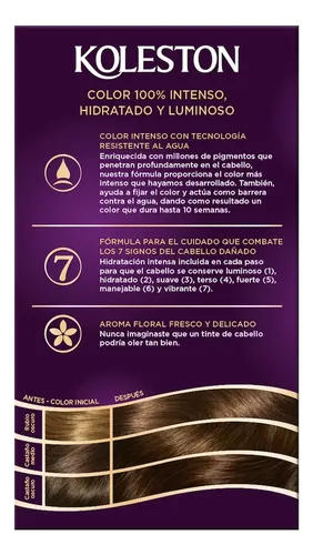 Tintura Koleston Kit Permanente Tono 40 Castaño Mediano
