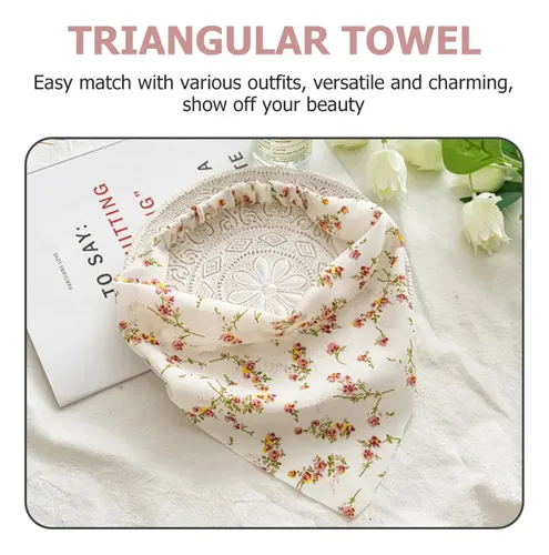 Pañuelos Elásticos Para Cabello Estampados Florales, Diadema