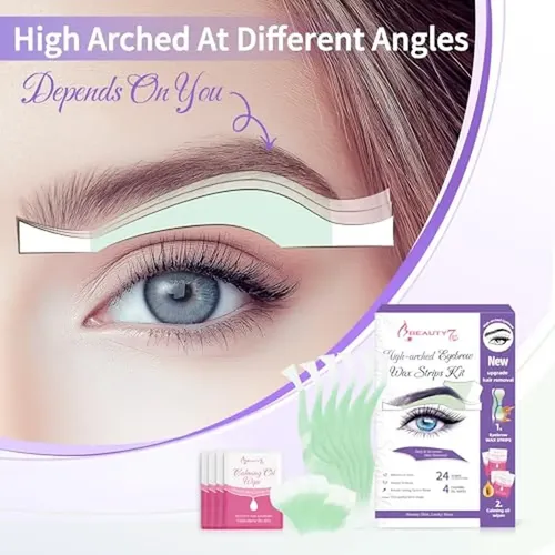 Tiras De Cera Para Cejas Arqueadas Y Altas De Beauty7, Tira
