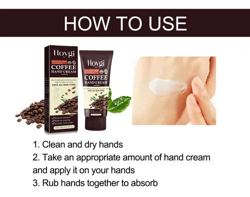 Hy/ Crema De Manos Hoygi Coffee Para Piel Seca Y Agrietada