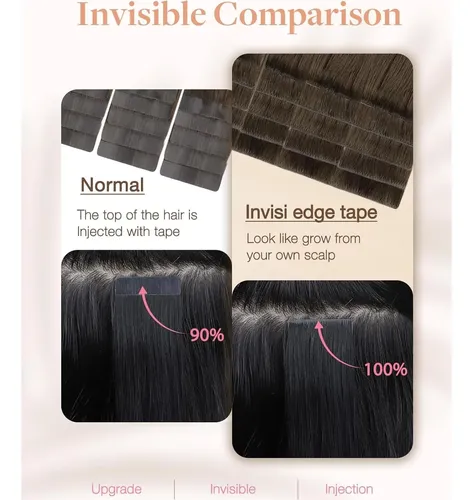 Extensiones De Cabello Con Cinta Invisi Edge Goo Goo 16 In