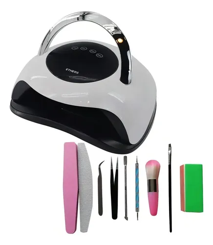 Cabina Uñas Uv 36 KM-LUV01 Etheos Led Manicura Esculpidas Profesional Portat Color Blanco