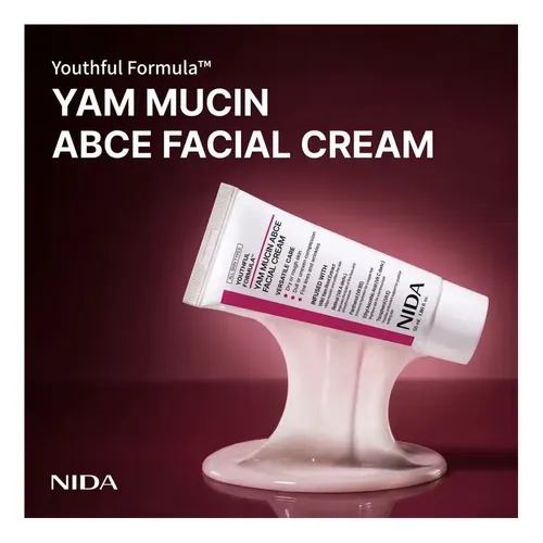 Nida Youthful-yam Mucin Crema Facial Con Retina, Pantenol