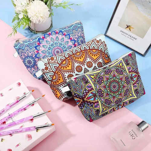 2 Bolsas De Cosméticos, Bolsas En Blanco, Para Maquillaje Y